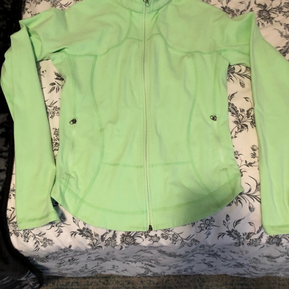 Lululemon Neon green sweater.. size 4